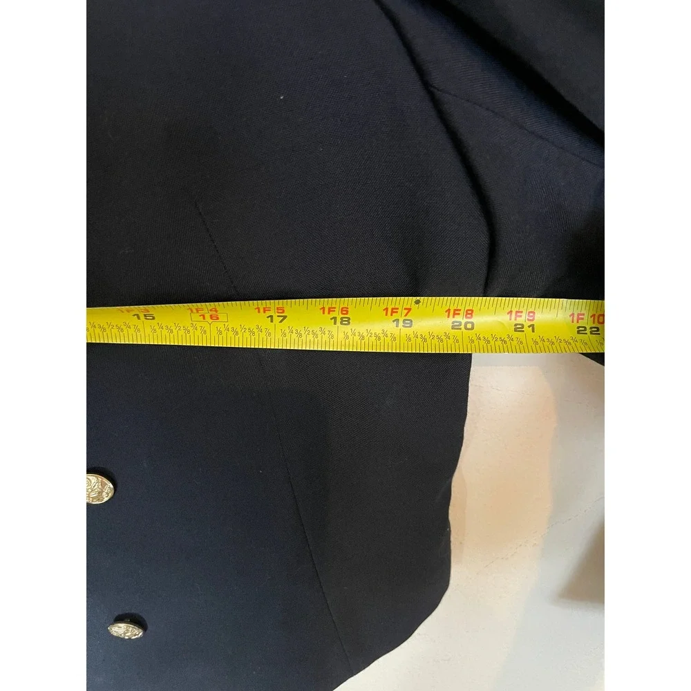 Marlow White Military Mess Dress Jacket 44R Purple Lapel Gold Epaulettes USA Men
